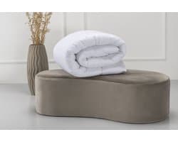 Dekbed met klittenband - 4-seizoenen dekbed - tweepersoons dekbed - Donzen dekbed - 200 x 220 - 90% eendendons - Zomerdekbed & Winterdekbed