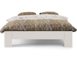 B Bright Fresh 450 Bed 120 x 220 cm - Bedframe Wit - Bedombouw - Instaphoogte: 45cm - Tweepersoonsbedden