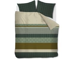Beddinghouse Kyle dekbedovertrek - Lits-Jumeaux - 240x200/220 - Groen