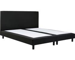 Boxspring Basic - 160x200 - Boxspring - Hotel boxspring - Antraciet harde box - steviger ligcomfort