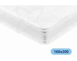 DUO TOPPER MATRAS Orthopedisch Luxe Topper Koudschuim 160x200 - Bamboo Tijk Extra Ventilerend