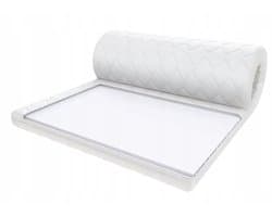 Matras topper 140x200 cm, 5 cm dik schuim, comfortabel en ademend