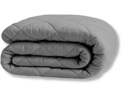 Y-NOT Dreambed Original All Year Grijs 200x220 - Tweepersoonsdekbed - Dekbed Zonder Overtrek -Wasbaar Hoesloos Dekbed - 30 dagen proefslapen - Bedrukt dekbed - Dekbed met vaste overtrek - All year winterdekbed & zomerdekbed