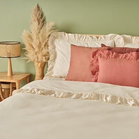 Brenta Dekbedovertrekset – King Size 240x220 cm – Beige – 100% Katoen (156 TC)