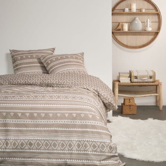 Flanel dekbedovertrek - 240x220 egypt