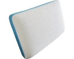MC SLEEP® | Traagschuim hoofdkussen met cooling gel - 60x40x14cm