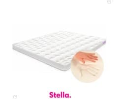 Stella - Hotel XL - Topper - 140x200 - Extra dik - Nasa Traagschuim - Afritsbaar - Wasbaar - Luxe Topdekmatras - 3D ventilatieband