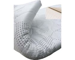 Slaaploods.nl Topdekmatras - Latex Deluxe - 140x220 cm - Dikte 6 cm