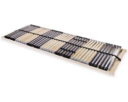 vidaXL - Lattenbodem - met - 42 - latten - 7 - zones - 90x200 - cm