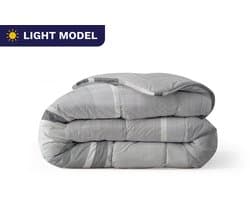 Zelesta Royalbed Light Abstract 240x200cm - Zomerdekbed zonder overtrek - 30 dagen proefslapen - Wasbaar hoesloos dekbed - Bedrukt dekbed - Zomerdekbed