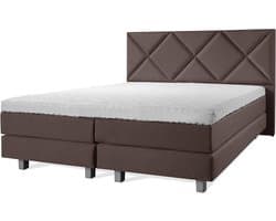 Boxspring Luxe 180x200 Ruiten Bruin