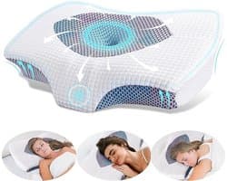 Orthopedisch neksteunkussen met traagschuim voor optimale slaaphouding