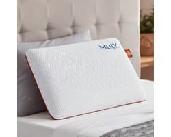 BSS Bedding MLILY - Hoofdkussen - Memory Foam Hoofdkussen - 60x40x12 cm - Traagschuim - Manchester United Official Partner