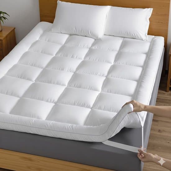 Matras Topper 180x200 cm – 5 cm Dik – Extra Zacht & Ademend – Luxe All Season Comfort – Machinewasbaar met Elastische Hoekbanden