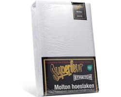 Molton Matrasbeschermer - 160x200 cm - Hoge Hoek - Hotelkwaliteit - Katoenmix