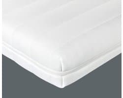 Topper matras 160x200 cm - koudschuim - comfort plus tijk - topdekmatras - 5 cm hoog - Gemiddeld