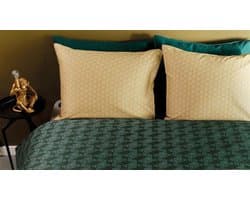 Beddinghouse Grunnar Dekbedovertrek - Tweepersoons - 200x200/220 cm - Groen