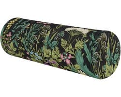 Nekrol Kussen - Cilinder Kussen - Rugspanning Verminderen - Traagschuim Vormvast - 43 x 14 cm - Zwart