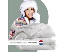 Zavelo - Dik Hollands Donzen Dekbed - 4-Seizoenen Dekbed - Warmteklasse 1 - Extra Dik - Heerlijk Warm - Lits-Jumeaux (240x200 cm)