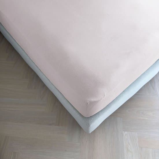 Kayori Emma Hoeslaken Katoensatijn - 160x200-210cm - Matrasdikte 35cm - Rondom Elastiek - Lavender