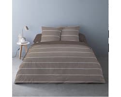 Luxe Katoen Flanel dekbedovertrek Emma Pepper - 240x220