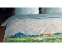 Beddinghouse x Van Gogh Museum Field with Poppies dekbedovertrek - Tweepersoons - 200x200/220 - Groen