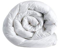 Dons Dekbed 250 x 200 cm - 100% Dons - Katoenen Overtrek - Wit