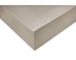 Zohome Hoeslaken Satinado - Onderlaken voor tweepersoonsbed - 140x200 - 100% Katoen-Satijn - Beige
