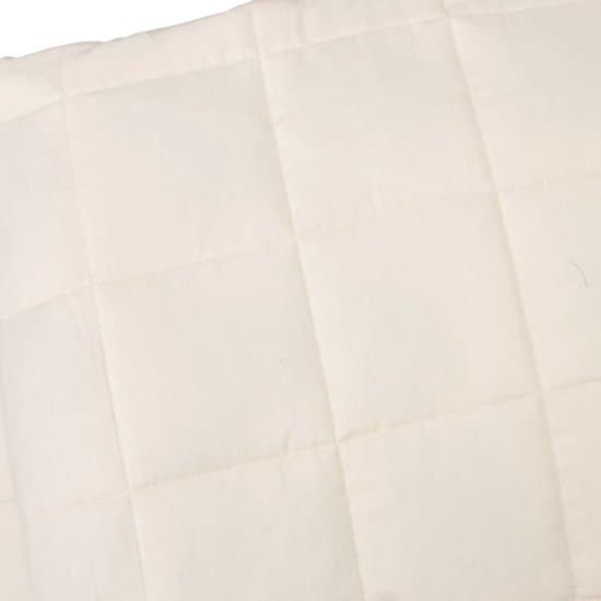 vidaXL - Verzwaringsdeken - 140x200 - cm - 6 - kg - stof - lichtcrèmekleurig