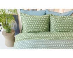 Beddinghouse Silas dekbedovertrek - Lits-Jumeaux - 240x200/220 - Blauw Groen