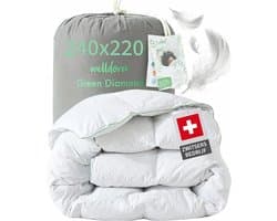Luxe Veren- en Donsdekbed 240x220 - All Season - Allergievriendelijk