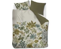 Beddinghouse Lilian dekbedovertrek - Tweepersoons - 200 x 200/220 cm - Groen