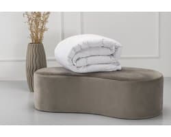 Dekbed met klittenband - Dekbed - 4-seizoenen - 200x220 - Anti allergisch - 100% katoenen tijk - Tweepersoons dekbed - wasbaar -