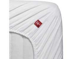 Beddinghouse - Percale-katoen - Split-topper - Hoeslaken - 160x200 cm - Wit