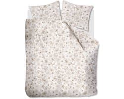 Riviera Maison Flowing Flowers dekbedovertrek - Lits-Jumeaux XL - 260x200/220 - Zand