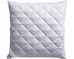 Vezelkussen - Bedkussen Steunkussen - Hygiënisch Slapen - Wasbaar tot 95°C - 80 cm x 80 cm - Wit