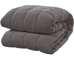 Verzwaringsdeken - Zware deken Kalmerende deken - Verbeteren slaapkwaliteit - Gelijkmatige gewichtsverdeling - 135x200 cm - Grijs