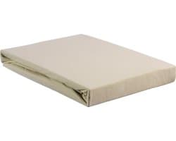 Beddinghouse Jersey - Topper Hoeslaken - 160x200/220 - Zand
