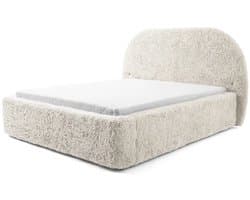boxspring fado- 160x200- zachte rabbit stof- zonder matras- zetelsenbedden