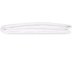 Kayori Shizu Splittopper Hoeslaken Jersey - 180x200-220cm - Matrasdikte 12 cm - Biologisch Katoen - Wit