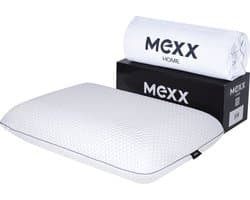 Mexx Premium - Klassiek Hoofdkussen - Hoogwaardig Traagschuim - Vermindert Nekklachten - Ventilerend - Geschikt voor rug-, zij- en buikslapers - 60 cm x 40 cm x 13 cm