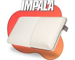 Impala Latex original - 100% Natuurlijk - Ondersteunend, Ademend Orthopedisch kussen - Medium kussen - Als beste getest - 40x70