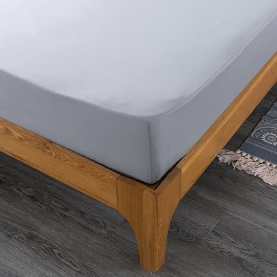 Luxe Hoeslaken 120x200 cm (Twijfelaar) – Zachte & Ademend Katoen – Perfecte Pasvorm – Anti-Allergisch & Strijkvrij – Grijs