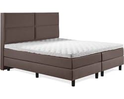 Boxspring Luxe 180x200 4 vlaks Bruin