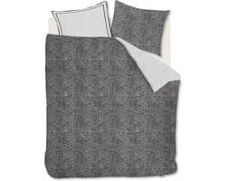 Riviera Maison Coco Dekbedovertrek - Tweepersoons - 200x200/220 cm - Anthracite