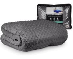Grijs | 150x200 / 7kg - Verzwaringsdeken - Weighted blanket - Zwaartedeken - 30 dagen proefslapen - Verzwaarde deken - 4 seizoenen - Gewichtsdeken