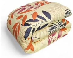 Dekbed bedrukt - Zonder hoes ( 2 in 1 ) - Tweezijdig - 240 x 220 cm - Azileaf / Velya