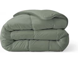 Zelesta® Everyday Uni Pastel Green 140x200cm - Dekbed zonder overtrek - 30 dagen proefslapen - Wasbaar hoesloos dekbed - Bedrukt dekbed - All year zomerdekbed & winterdekbed