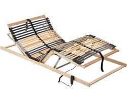 Elektrische Lattenbodem - Verstelbare Bodem - Comfortabel Slapen - 42 Latten 7 Zones - 80x200 cm