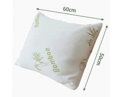 Bamboe kussen - MSS Bamboo Kussen - Origineel Bamboo Kussen - Cool Comfort - Memory Foam - Zacht, Koel & Drukverlagend - bamboo pillow